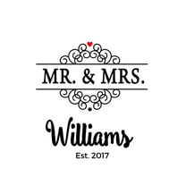 Darling Souvenir Swirl Split Frame Burlap Print Wall Decor Mr & Mrs Personalized Anniversary Gift-Burlap Print Only(8 x 10 Inches)