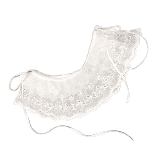 Women Half Skirt Lace Ruffle Adjustable Tie Pleated Mesh Casual Short Skirts Hip Scarf Skirt Covering for Parties