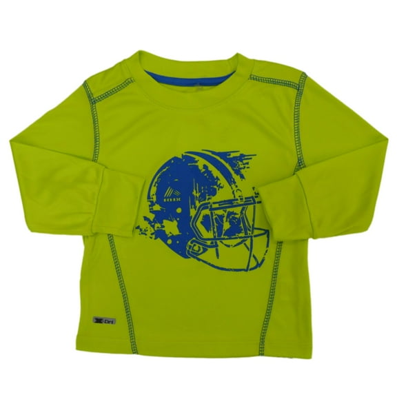 RBX Toddler Boys Green Long Sleeve Shirt Football Shirt 2T