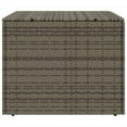 thumbnail image 3 of vidaXL Garden Storage Box Grey 291L Poly Rattan, 3 of 5