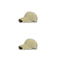 thumbnail image 4 of Guardurnaity Gorra de béisbol para mujer, sombrero deportivo con cola de caballo y ala parasol, transpirable a la moda para correr, ocio, Caqui 2piezas, 4 of 6