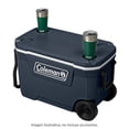 thumbnail image 2 of Hielera Coleman 62 QT Mtlogan con Ruedas Azul, 2 of 4