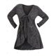 thumbnail image 2 of Camiseta de Talla Extra de Superposición con Escote Pico Rosegal  Mangas largas de talla grande, 2 of 4