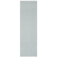thumbnail image 2 of SAFAVIEH Montauk Audra Geometric Cotton Runner Rug, Ivory/Light Blue, 2'3" x 7', 2 of 6
