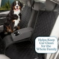 thumbnail image 4 of PETMAKER Dog Car Seat Cover for Back Seat - For Cars, Trucks, SUVs (Black), 4 of 11