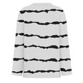 thumbnail image 5 of HongQid Womens Crewneck Long Sleeve Tops Casual Striped Tops Fall Tshirts Shirts, 5 of 5
