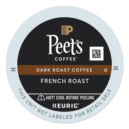 1PK French Roast Coffee K-cups, 22-box