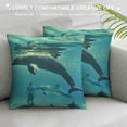 thumbnail image 3 of Sea Wildlife Killer Whales Pillowcase for Body Pillow Long Soft Throw Pillow Case Cover for Bed Couch, 3 of 5