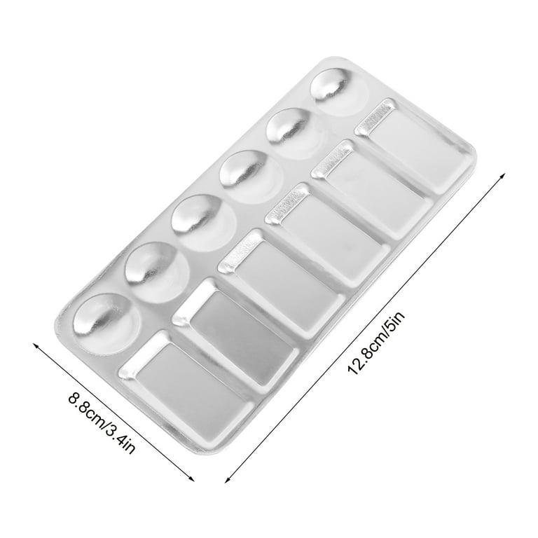 NUOLUX Watercolor Palette Painting Tray Small Painting Palette Tray  Silicone Paint Tray Color Mixing Tray 