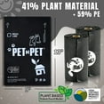 thumbnail image 2 of PET N PET Dog Poop Bags, 1080 Count, Unscented, 41% Plant-Based USDA Certified, Leak-Proof Dog Waste Bags, 8 x 15 Inches, Black, 2 of 7