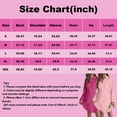 thumbnail image 3 of HAJWOH Dresses for Women Ruffle Long Sleeve Dress Casual V Neck T Shirt Dress Royal Blue XXL, 3 of 7