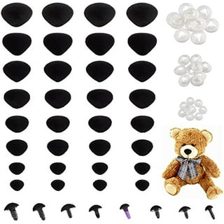 Plastic Safety Eyes and Noses with Washers 570 Pcs, Craft Doll