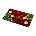 thumbnail image 2 of Wadada Christmas Doormat Merry Christmas Door Mat Non-Slip Indoor Outdoor Front Door Doormat Living Room Bedroom Entrance Rug Kitchen Floor Mat Home Festive Decoration 15.7" x 23.6", 2 of 6