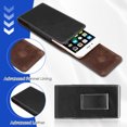 thumbnail image 3 of Guardurnaity Funda universal de PU con fijación estable para cinturón de teléfono móvil, resistente a impactos e impermeable. riñoneras, 3 of 6