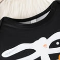 thumbnail image 6 of mgoYE Baby Boy Halloween Outfits 3-6 Months My First Halloween Baby Boy Outfit Long Sleeve Pumpkin Romper Pants Set with Beanie Hat Newborn Boy Fall Clothes(Black,6-9 Months), 6 of 9