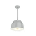 thumbnail image 2 of Hunter - Cranbrook 1-light Dove Grey, Medium Size Pendant Light, Dimmable, Modern Style, Bell Shaped, for Bedrooms, Dining, Living Rooms - 19024, 2 of 11