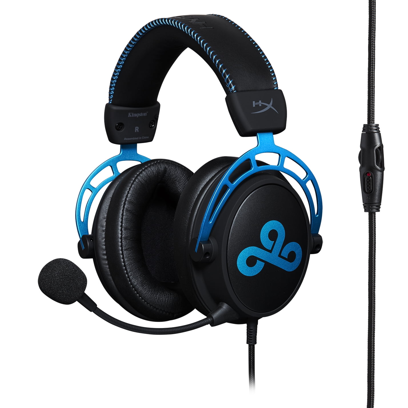 Hyperx Hyperx Cloud Alpha Gaming Headset Cloud9 Edition For Pc Ps4 Xbox One Nintendo Switch Walmart Com Walmart Com