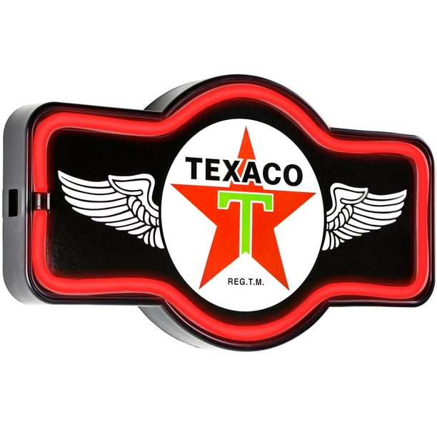 Officially Licensed Texaco Led Sign, Texaco Gas Pump Lava Lamp