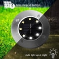 thumbnail image 4 of [6-Pack] Solar Ground Lights, 8 LEDs Solar Ground Lights O, 4 of 5