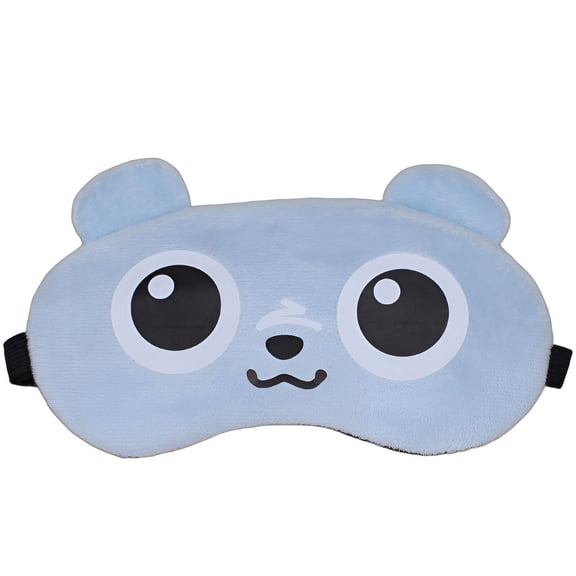 TELOLY Sleep Mask for Kids,7.87*5.12"Sleeping Mask,Plush Blackout Eye Mask for Sleeping
