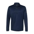 thumbnail image 2 of Adidas - Lightweight Quarter-Zip Pullover - A401 - Collegiate Navy - Size: M, 2 of 3