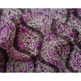 thumbnail image 5 of oneOone Silk Tabby Purple Fabric Block Craft Projects Decor Fabric Printed By The Yard 42 Inch Wide, 5 of 5