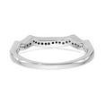 thumbnail image 5 of 14K White Gold Ring Band Wedding Diamond Round , Size 5, 5 of 7