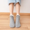 thumbnail image 4 of Calcetines de invierno para el suelo, calcetines con forro polar grueso para mujer y adulto, antideslizantes, térmicos, para interior y hogar, calcetines para hombre, cubrezapatos, 4 of 6