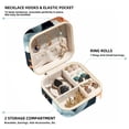 thumbnail image 2 of Squirrel Travel Portable Jewelry Organizer: Square Jewelry Box Storage Case and Display for Rings, Earrings, Necklaces, Bracelets, and More - Suitable for Girls and Women, 2 of 6