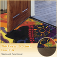 thumbnail image 6 of CURLYOOT African American Women Half Round Door Mat, Indoor Outdoor Entrance Rug, Semi Circular Area Rug, Non Slip Washable Absorbent Doormat, Laundry Room Rug 40'' x 63'', 6 of 7