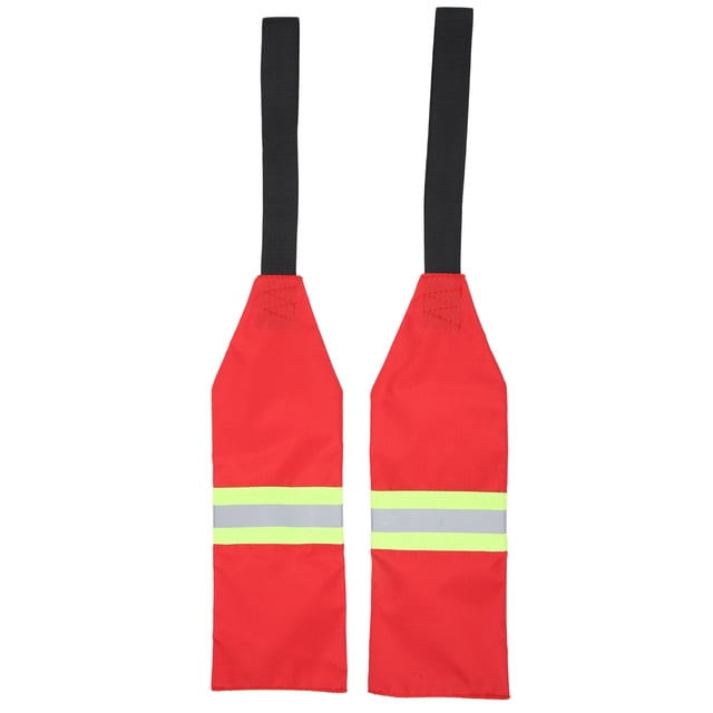 Oubit Kayak Drapeau de Sécurité, 2pcs Kayak Voyage Avertissement Kayak Drapeau de Sécurité Rouge Kayak Remorquage Drapeau d'Avertissement Compact et Léger