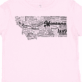 thumbnail image 4 of Inktastic Montana State Word Salad Boys or Girls Toddler T-Shirt, 4 of 5