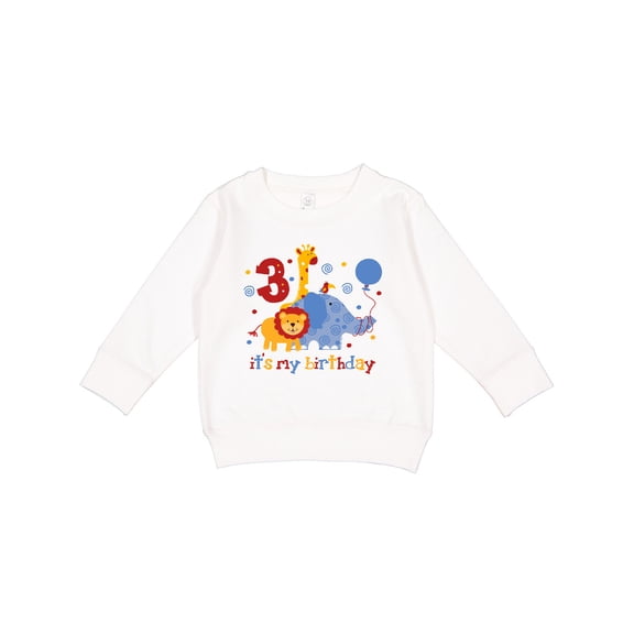Inktastic Safari 3rd Birthday Toddler Sweatshirt