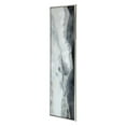 thumbnail image 3 of 20 x 71 Framed Handpainted Wall Art, Landscape Abstract Design, Soft Gray, 3 of 5