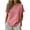 Hot Pink, variant on Blouses for Women Dressy Casual Plus Size, Dressy Tank Tops for Women Cotton Linen Gauze Shirts Short Sleeve Summer Tunic Top Loose Fit Lightweight Casual Blouses