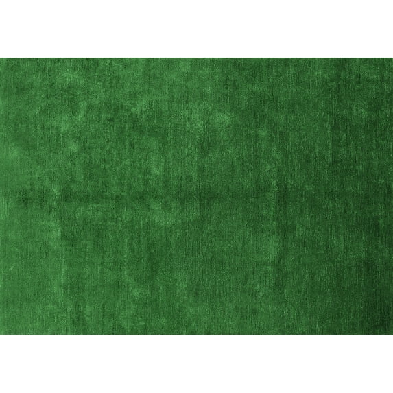 Ahgly Company Indoor Rectangle Oriental Emerald Green Industrial Area Rugs, 6' x 9'
