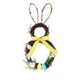 thumbnail image 1 of Easter Wreath For Front Door 18.9 in Bunny Shaped Plastic Spring Decoration With Multicolor Design, 1 of 6