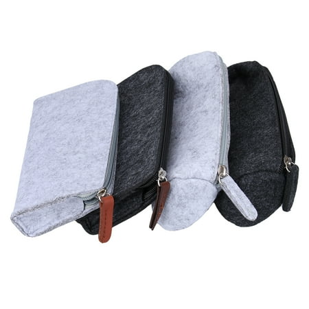 

Case Pouchbag Zipper Aesthetic Small Box Cases Felt Adults Pouches Organization Storage Organizer Kids