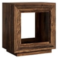 thumbnail image 2 of Yardi Yarda Wood End Table, Square Side Table Nightstands with Storage, End Table for Indoor, Brown, 2 of 5