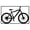 Mountain Bike, variant on Sports & Vehicles Metal Wall Art. Extreme Action Silhouette, Classic Car & Bicycle Line Art Decor. Laser Cut Black Metal Automotive Wall Hanging Sign for Garage, Man Cave, Boys & Teen Room