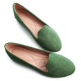 thumbnail image 1 of Zapatillas de ballet Stunner Classic Slip On para mujer, color verde militar 39, 1 of 7