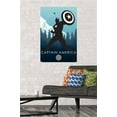 thumbnail image 2 of Marvel Heroic Silhouette - Captain America Wall Poster, 22.375" x 34", 2 of 3