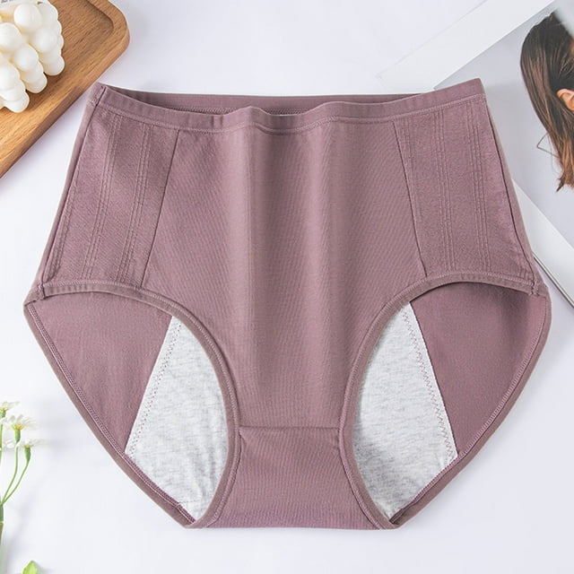 Cameland Women Comfortable and Traceless High-Waist Hip Wrap Triangular Solid Color Underwear Briefs
