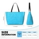 thumbnail image 4 of Fotbe Sky Blue Glitter Bolsa de Viaje para Playa - Resistente al Agua, Bolsa Tote de Gran Capacidad y Ligera con 7 Bolsillos para Mujeres y Hombres, 4 of 7