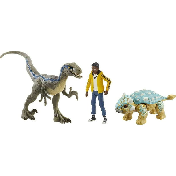 Jurassic World Dino Escape Darius Storypack Action Figure 3-Pack ...