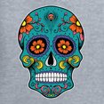 thumbnail image 5 of Wild Bobby Day Of The Dead Sugar Skull Pop Culture Men Graphic Tank Top, Heather Grey, 3X-Large, 5 of 5
