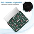 thumbnail image 2 of FORMRS 13"-13.3" Laptop Sleeve Protective Case Soft Carrying Quilted Computer Bag Cover, Red Christmas Trees, 2 of 7