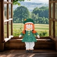 thumbnail image 5 of BOBOMOTI St Patricks Day Gnomes Decorations Handmade Green Irish Gnome Scandinavian Tomte Leprechaun Saint Patrick's Day Irish Decorations Table Ornament, 5 of 6