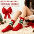 thumbnail image 5 of TRANSLINK 4 Pairs Fuzzy Socks for Women Girls Gifts Cute Cozy Fluffy Sock Warm Fuzzy Xmas Holiday Socks, 5 of 8