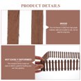 thumbnail image 3 of ORDDIART 1Set Miniature Fence Decor Brown 9.0x2.0x0.1in For Mini Garden And Flowerpot, 3 of 5